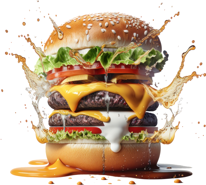 Juicy Shorts Top Burger